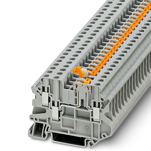 PHOENIX CONTACT -  UT 4-TWIN-MT - Knife-disconnect terminal block