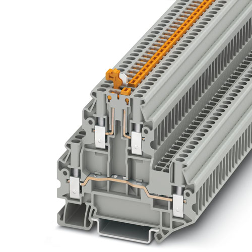 PHOENIX CONTACT -  UTTB 2,5-MT-P/P - Knife-disconnect terminal block