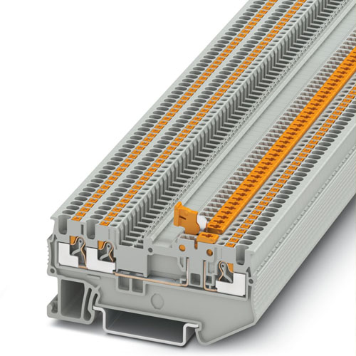 PHOENIX CONTACT -  PT 1,5/S-TWIN-MT - Knife-disconnect terminal block