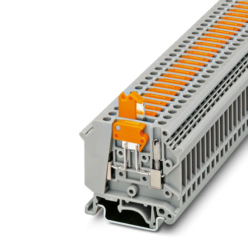 PHOENIX CONTACT - UK 5-MTK-P/P BU - Knife-disconnect terminal block