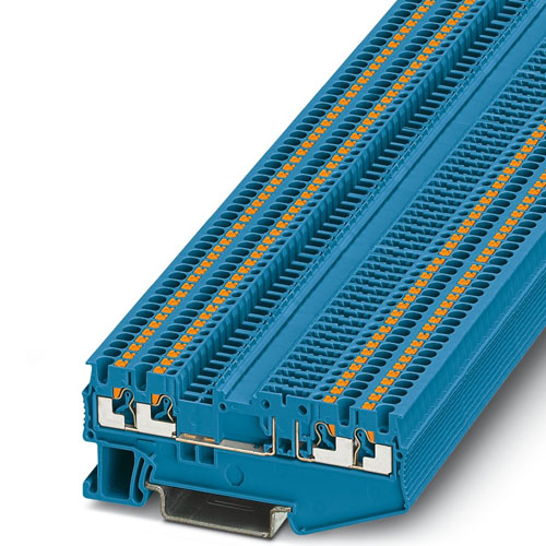 PHOENIX CONTACT -  PT 1,5/S-QUATTRO-TG BU - Disconnect terminal block