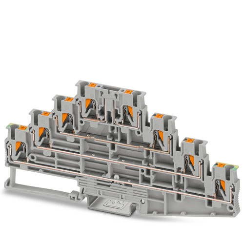 PHOENIX CONTACT -  PT 2,5-PE/L/L/TG - Ground terminal