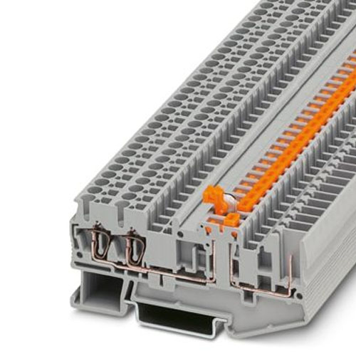 PHOENIX CONTACT - ST 2,5-TWIN-MT/1P - Knife-disconnect terminal block