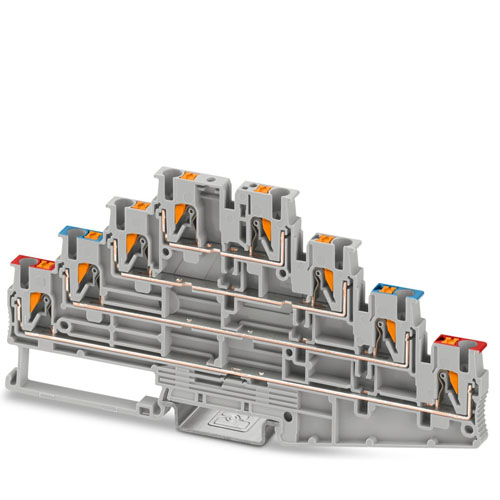 PHOENIX CONTACT - PT 2,5-L RD/L BU/L/L - Multi-level terminal block