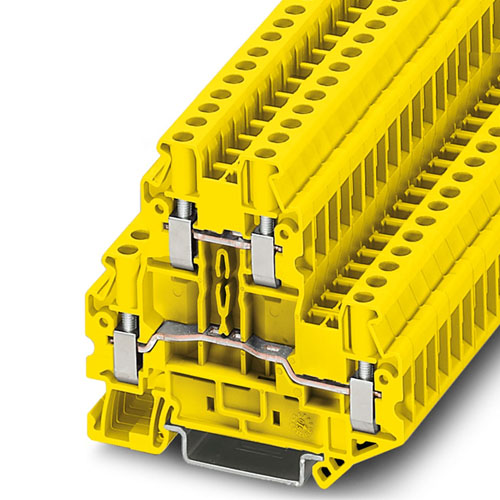 PHOENIX CONTACT -  UTTB 4 YE - Feed-through terminal block