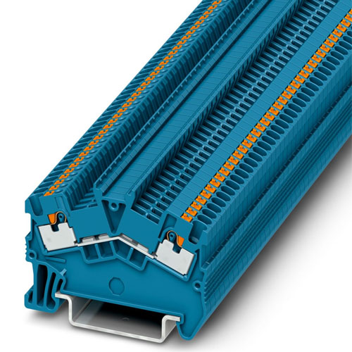 PHOENIX CONTACT - PTS 1,5/S BU - Feed-through terminal block