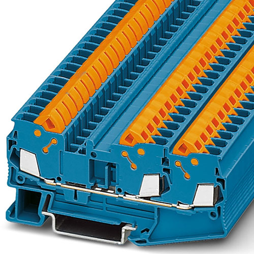 PHOENIX CONTACT - QTC 2,5-TWIN BU - Feed-through terminal block