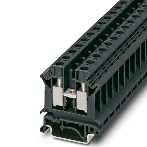 PHOENIX CONTACT -  UK 6 N BK - Feed-through terminal block