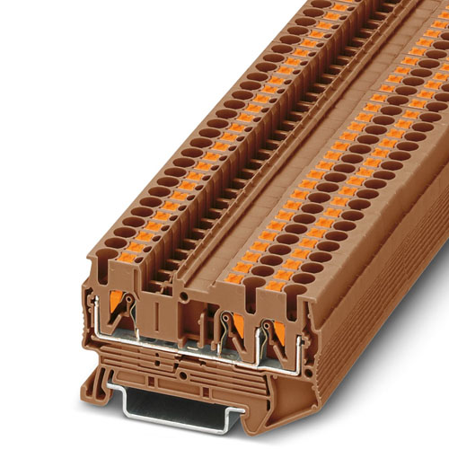 PHOENIX CONTACT -  PT 2,5-TWIN BN - Feed-through terminal block