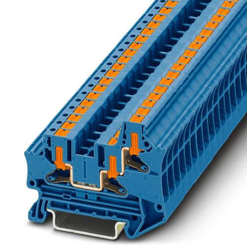 PHOENIX CONTACT -  PTV 4-TWIN BU - Feed-through terminal block