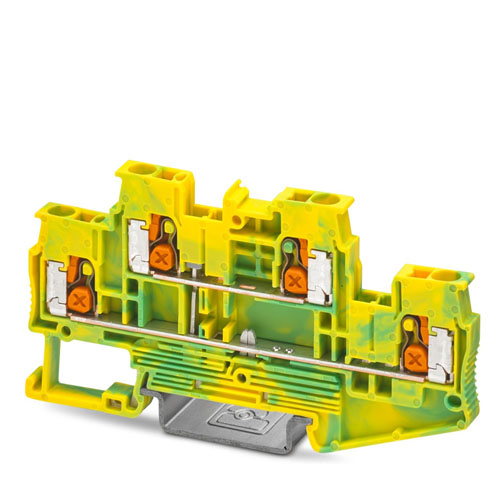 PHOENIX CONTACT -  XTTB 2,5-PE - Protective conductor double-level terminal block