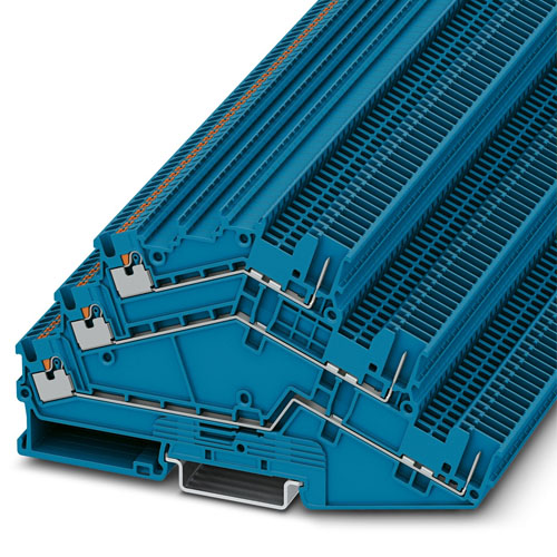 PHOENIX CONTACT -  PTS 1,5/S-3L/3P BU - Multi-level terminal block