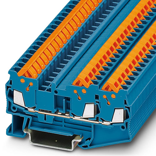 PHOENIX CONTACT -  QTC 1,5-TWIN BU - Feed-through terminal block