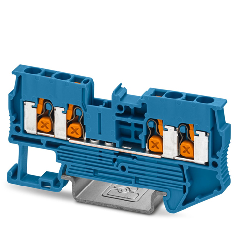 PHOENIX CONTACT - XT 2,5-QUATTRO BU - Feed-through terminal block
