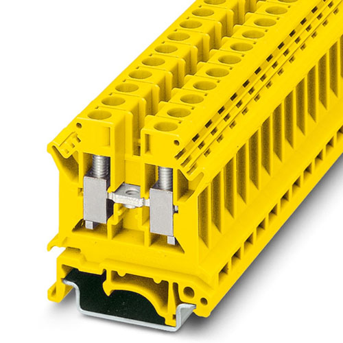 PHOENIX CONTACT -  UK 6 N YE - Feed-through terminal block