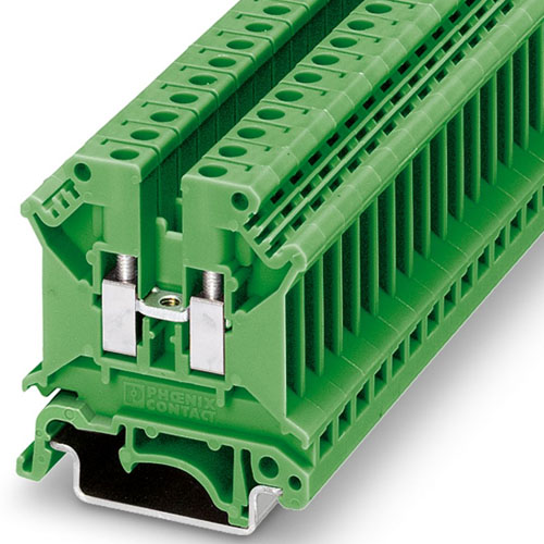 PHOENIX CONTACT -  UK 5 N GN - Feed-through terminal block