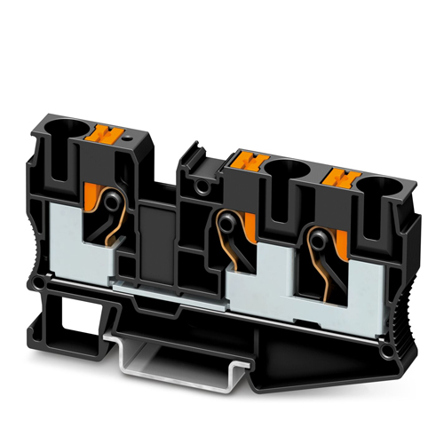 PHOENIX CONTACT -  PT 10-TWIN BK - Feed-through terminal block