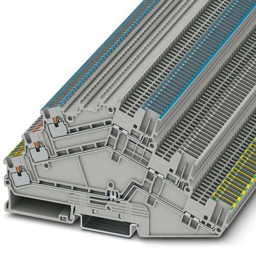 PHOENIX CONTACT - PTS 1,5/S-PE/L/N/3P - Multi-level terminal block