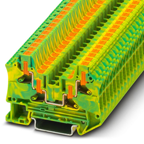 PHOENIX CONTACT -  PTV 4-QUATTRO-PE - Ground terminal
