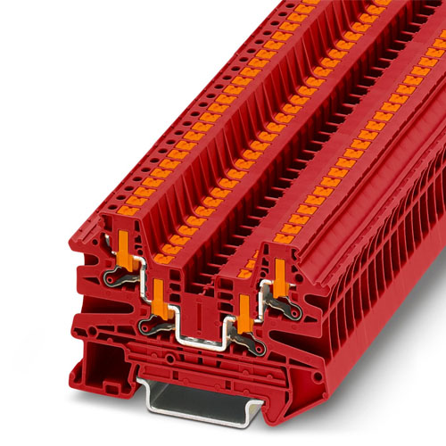 PHOENIX CONTACT -  PTV 2,5-QUATTRO RD - Feed-through terminal block
