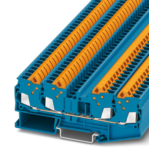 PHOENIX CONTACT -  QTC 2,5-QUATTRO BU - Feed-through terminal block