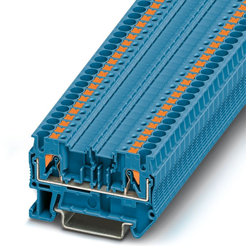 PHOENIX CONTACT -  PTC 2,5-MTD BU - Feed-through terminal block