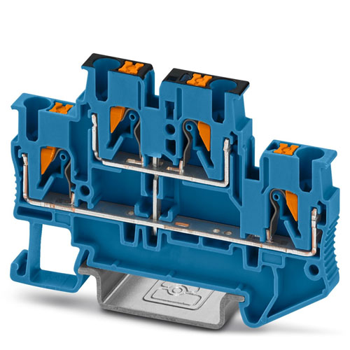 PHOENIX CONTACT -  PTTB 2,5-PV BU - Double-level terminal block