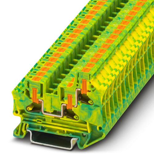 PHOENIX CONTACT - PTV 6-TWIN-PE - Ground terminal
