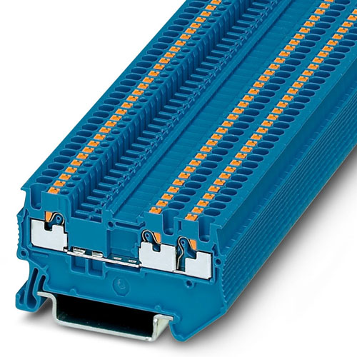 PHOENIX CONTACT - PT 1,5/S-TWIN BU - Feed-through terminal block