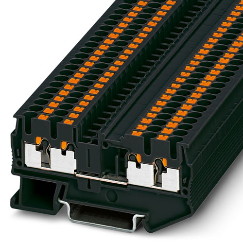 Phoenix contact -  PT 2,5-QUATTRO BK - Feed-through terminal block