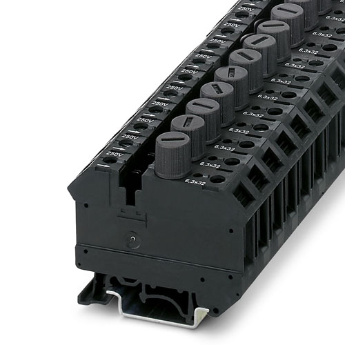 PHOENIX CONTACT - UK 10-DREHSILA 250 (6,3X32) - Fuse modular terminal block