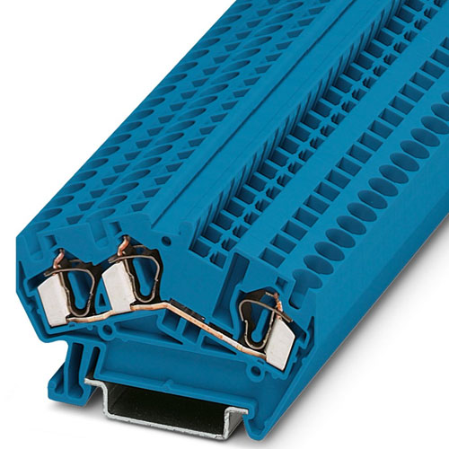 PHOENIX CONTACT - STS 4-TWIN/L BU - Feed-through terminal block