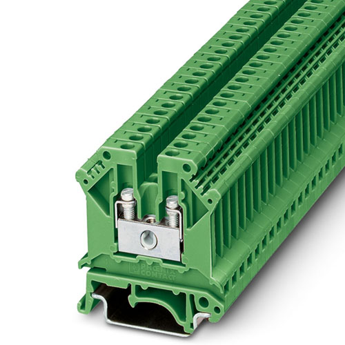 PHOENIX CONTACT - UK 3 N GN - Feed-through terminal block