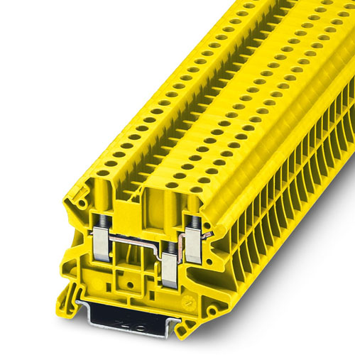 PHOENIX CONTACT - UT 4-TWIN YE - Feed-through terminal block