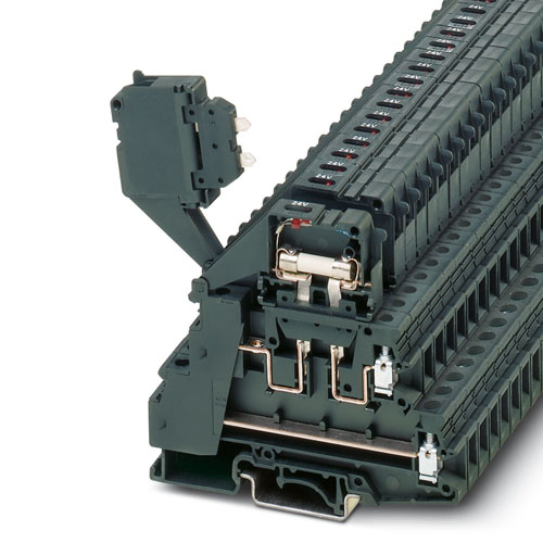 PHOENIX CONTACT - TB 4-2L-HESILED 60 (5X20) I - Multi-level fuse terminal block