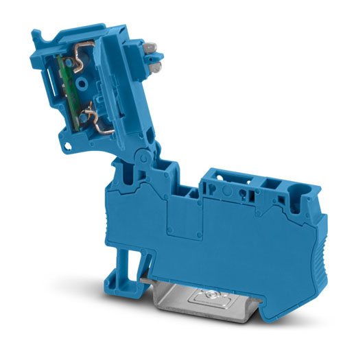 PHOENIX CONTACT - ST 4-HESILED 60 (5X20) BU/BU - Fuse modular terminal block