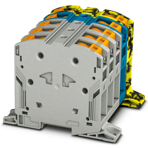 PHOENIX CONTACT - PTPOWER 95 P-3L/N/FE-F - High-current terminal block