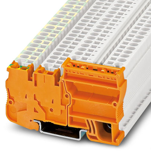 PHOENIX CONTACT - STIO-IN 2,5/3-PE OG - Installation ground terminal block