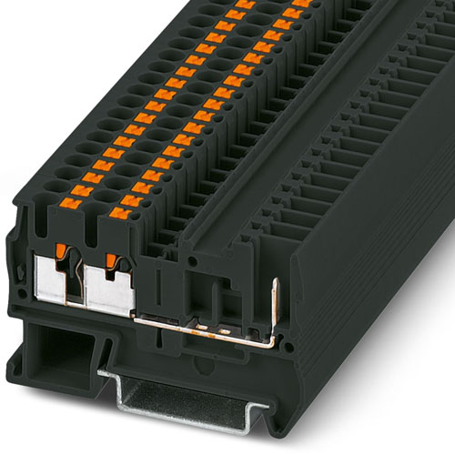 Phoenix Contact - PT 2,5-TWIN/1P BK - Feed-through terminal block