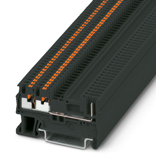Phoenix Contact - PT 1,5/S-TWIN/1P BK - Feed-through terminal block