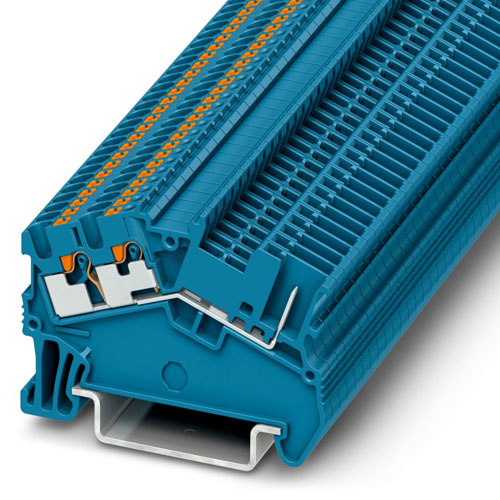 Phoenix Contact - PTS 1,5/S-TWIN/1P BU - Feed-through terminal block