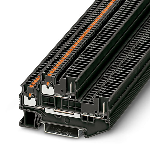 Phoenix Contact - PTTB 1,5/S/2P BK - Double-level terminal block