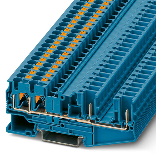 Phoenix Contact - PT 4-QUATTRO/2P BU - Feed-through terminal block