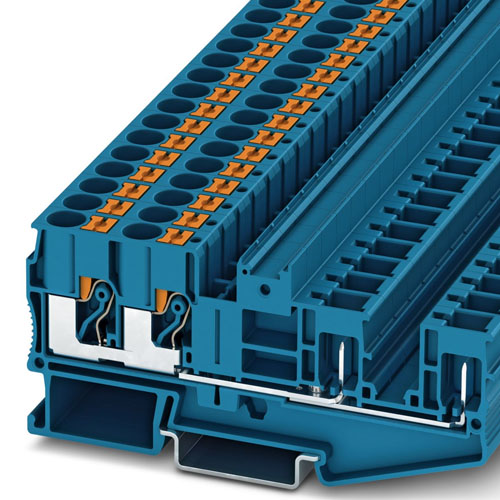 Phoenix Contact - PT 6-QUATTRO/2P BU - Feed-through terminal block