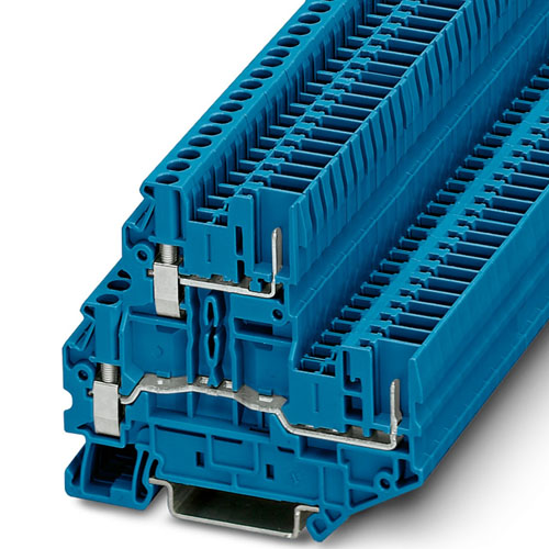 Phoenix Contact - UTTB 2,5/2P BU - Double-level terminal block