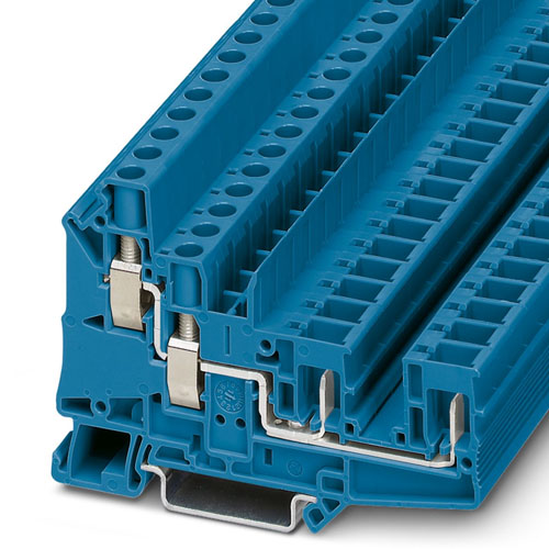 Phoenix Contact - UT 6-QUATTRO/2P BU - Feed-through terminal block