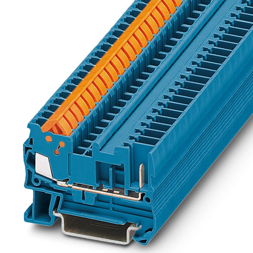 Phoenix Contact - QTC 1,5/ 1P BU - Feed-through terminal block