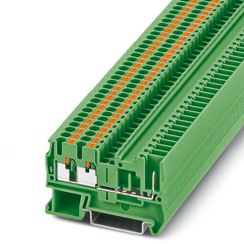 Phoenix Contact - PT 2,5-TWIN/1P GN - Feed-through terminal block
