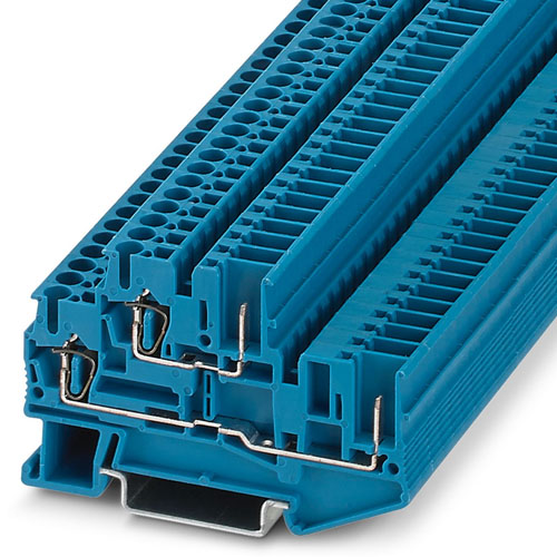 Phoenix Contact - STTB 2,5/2P BU SO - Double-level terminal block