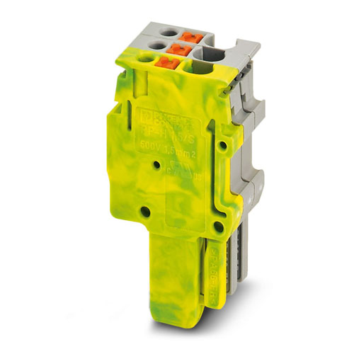 Phoenix Contact - PP-H 1,5/S/3 (1GNYE/2GY) - Plug